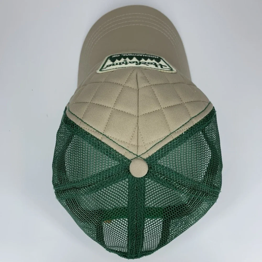Hochatime Patch Hat Hochatown OK Quilted Green Mesh Adjustable Snap Baseball Cap